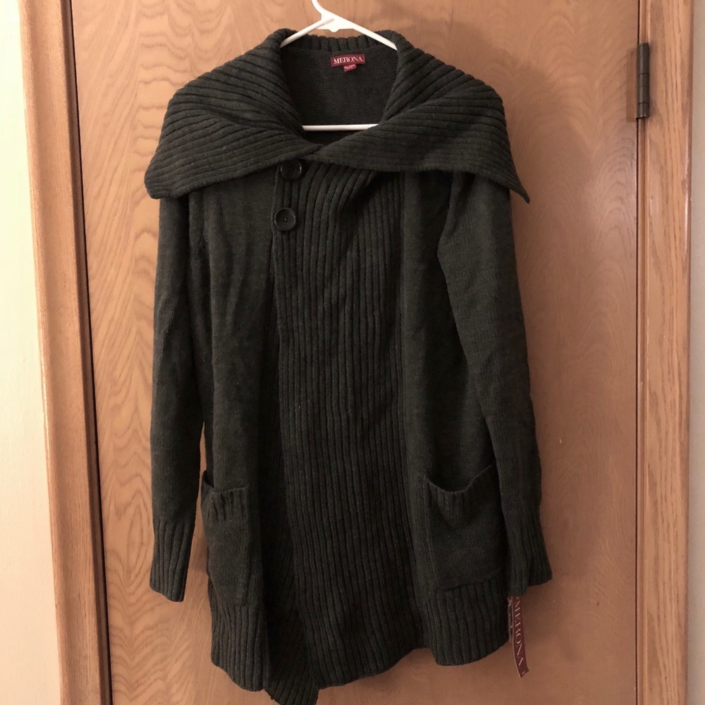 Warm, cozy sweater; XL Merona